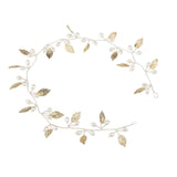 （golden）Wedding Leaf Hair Vine Bridal Pearl Headpiece Headbands Gold Hair Accessories for Brides and Bridesmaids In Australia - Darrahopens