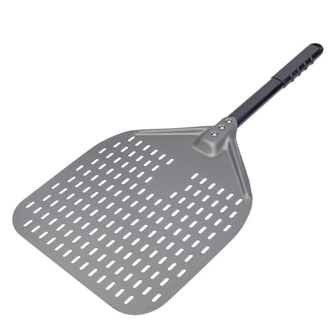 1 PCS Perforated Pizza Peel, Rectangular Pizza Turning Peel, Professional Anodized Aluminum Turning Pizza Paddle In Australia - Darrahopens