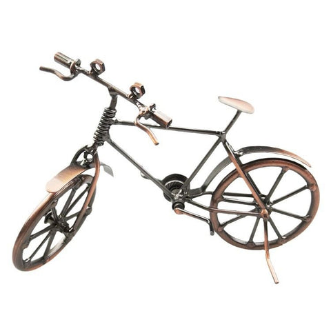 Metal Sculpture Retro Classic Handmade Iron Motorcycle Bicycle Unique Metal Art Decoration Ornaments for Bicycle Motocycle