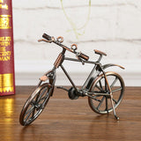 Metal Sculpture Retro Classic Handmade Iron Motorcycle Bicycle Unique Metal Art Decoration Ornaments for Bicycle Motocycle