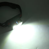 Small Portable Multi Angle Adjustment Rechargeable Headlamp Led Headlamp with USB Charging for Biking, Camping