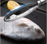 Fish Scales Scraping Tool, New Multifunction Stainless Steel Fish Scale Remover Fish Cleaning Kit, Premium Fish Descaler Sawtooth