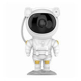 （white）Robot LED Starry Sky Projector Lamp Night Light Decoration Lamp with Remote Control Bedroom Children's Gift Table Lamp