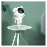 （white）Robot LED Starry Sky Projector Lamp Night Light Decoration Lamp with Remote Control Bedroom Children's Gift Table Lamp