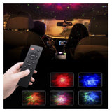 （white）Robot LED Starry Sky Projector Lamp Night Light Decoration Lamp with Remote Control Bedroom Children's Gift Table Lamp