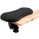 （black）Computer Arm Support Wrist Hand Shoulder Rest Mat Double Attachment Ergonomic Attachable for Table Chair/Desk Extender
