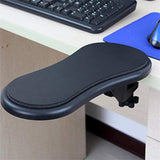 （black）Computer Arm Support Wrist Hand Shoulder Rest Mat Double Attachment Ergonomic Attachable for Table Chair/Desk Extender