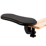 （black）Computer Arm Support Wrist Hand Shoulder Rest Mat Double Attachment Ergonomic Attachable for Table Chair/Desk Extender