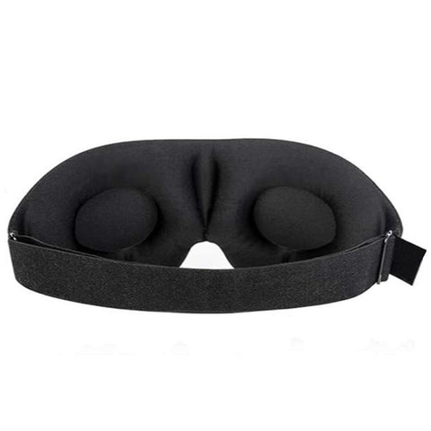 （black）Sleep Blindfold 3D Contoured Cup Polyester Sleeping Eye Blindfold Therapy Cover Shade Travel Plane Sleeping Eyepatch Men In Australia - Darrahopens