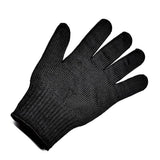 Black. Steel Fibre Yarn. Cut & Abrasion Resistant Glove. 1 Pair. Ambidextrous. Suitable for multiple work environments In Australia - Darrahopens