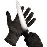 Black. Steel Fibre Yarn. Cut & Abrasion Resistant Glove. 1 Pair. Ambidextrous. Suitable for multiple work environments In Australia - Darrahopens