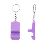 Creative Phone Stand Keyring, 2 in 1 Mobile Phone Holder Pendant Keychain, Mini Keychain Phone Holder Stand （3pcs）