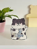 Cute Cartoon Cell Phone Stand for Desk Clear with Cat Pattern Design Phone Stand Holder Accessories for Women Girls Kid In Australia - Darrahopens
