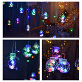 Wishing Ball Curtain Lights Hanging Twinkle Window Lights Fairy Lights for Bedroom with Remote, USB Powered String Lights Indoor In Australia - Darrahopens