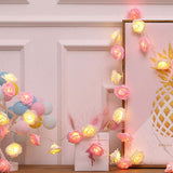 Rose Flower String Lights,Battery Operated String Romantic Flower Rose Fairy Light Lamp Outdoor for Wedding,Room,Garden,Christmass