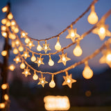 String Lights 20Ft 40 LED Fairy Lights Operated Waterproof Indoor Outdoor Christmas Lights for Bedroom Party Wedding Xmas In Australia - Darrahopens