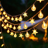 String Lights 20Ft 40 LED Fairy Lights Operated Waterproof Indoor Outdoor Christmas Lights for Bedroom Party Wedding Xmas In Australia - Darrahopens