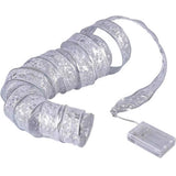 Easter Lights String Decorations Gold String Lights 26ft (2x13ft) 80 LED Lights with Wire Ribbon Bows Lights （gold and silver） In Australia - Darrahopens