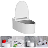 Ashtray Cigarett e Ash Tray Cigarett e Receptacle Cigarett Holder Ash Trays with Covers Outdoor Cute Ash Tray Ash Can White