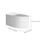 Ashtray Cigarett e Ash Tray Cigarett e Receptacle Cigarett Holder Ash Trays with Covers Outdoor Cute Ash Tray Ash Can White
