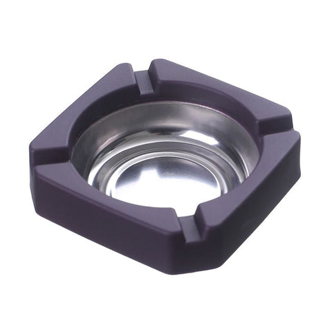 Portable Ash Tray For Cigarettes & Cigar-, Square Stainless Steel Tabletop- Ashtray Ash Container For Indoor/Outdoor （2pcs） In Australia - Darrahopens