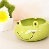 Multi Ceramics Animal Ashtray Flowerpot Home Decor-Frog Ashtray Creative Large Coffee Table Vehicle Car Ashtray  Mini Ashtray