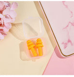 5 Pairs Waterproof Earplugs Silicone Swimming Earplugs Noise Cancelling Ear Plugs with Storage Box for Swimming Sleeping Snoring