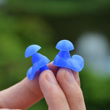 Sleeping Ear Plugs,Ear Protection， Soft Earplugs Sport Plugs Silicone Earplug Diving Water Sports Swimming Pool Accessories（2pcs）