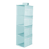 Hanging Closet Organizer and Storage 4-Shelf Shelves Wardrobe Clothes Organization Closets Shelf Multi-layer （3pcs）