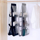 Handbag Storage Hanging Purse Organizer Bedroom Organization Dust-Proof Holder Bag for Wardrobe Closet （2pcs）