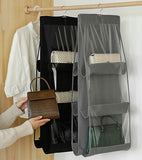Handbag Storage Hanging Purse Organizer Bedroom Organization Dust-Proof Holder Bag for Wardrobe Closet （2pcs）