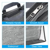 Handbag Dust Bags, Clear Purse Storage Organizer PVC Dustproof Handbag Cover Transparent Purse Protector, Gray In Australia - Darrahopens