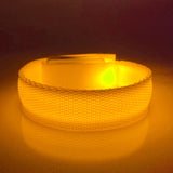 Fashion&cool LED Slap Band,Glow in The Dark Adjustable Bracelets for Men&Women,Night Safety Lights for Running（5pcs）