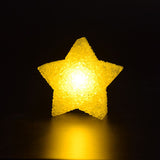 Battery Operated Night Light Star Shaped Desk Handheld Lamp for Kids, Child, Girl Gift,for Kids Girls Boys Yellow 8 cm and 10cm In Australia - Darrahopens
