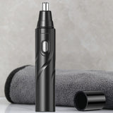 Electric Nose and Ear Hair Trimmer for Men Women, Quick Shaving 360 Degree Rotation Handheld Electric Nose Hair Scissor for Easy