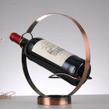Wine Holder Wine Rack Metal Wine Bottle Storage Shelf -Countertop Crafts Home Decorations Interior,bronze,Silver（2pcs） In Australia - Darrahopens