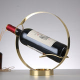 Wine Holder Wine Rack Metal Wine Bottle Storage Shelf -Countertop Crafts Home Decorations Interior,bronze,Silver（2pcs） In Australia - Darrahopens