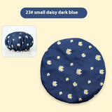 Shower Cap with elastic band, Shower Bonnet, Double Waterproof Layers Bathing Hat, Large, for Women Ladies Spa Salon Long Hair
