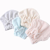 Microfiber Hair Drying Towels Head wrap with Bow-Knot Shower Cap Hair  hairWrap Bath Cap for Curly Long & Wet Hair Gift （4pcs） In Australia - Darrahopens