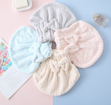 Microfiber Hair Drying Towels Head wrap with Bow-Knot Shower Cap Hair  hairWrap Bath Cap for Curly Long & Wet Hair Gift （4pcs） In Australia - Darrahopens