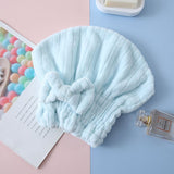 Microfiber Hair Drying Towels Head wrap with Bow-Knot Shower Cap Hair  hairWrap Bath Cap for Curly Long & Wet Hair Gift （4pcs） In Australia - Darrahopens