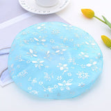 Shower Caps for Women, Waterproof Double Layers Reusable Shower Caps, Oil-proof Cap Bath Caps for Kids, Ladies, Girls