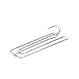2 Pcs Pinch Pleat Curtain Hooks for Drapes, 4 Prongs Stainless Steel Pleated Tape Curtain Drapery Hooks/Clips/Pin/Clamp