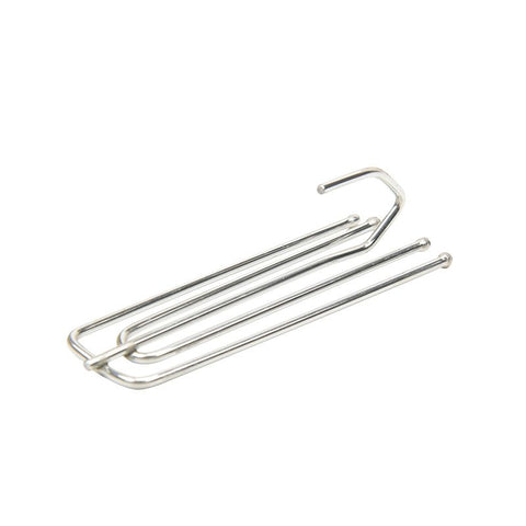 2 Pcs Pinch Pleat Curtain Hooks for Drapes, 4 Prongs Stainless Steel Pleated Tape Curtain Drapery Hooks/Clips/Pin/Clamp
