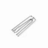 2 Pcs Pinch Pleat Curtain Hooks for Drapes, 4 Prongs Stainless Steel Pleated Tape Curtain Drapery Hooks/Clips/Pin/Clamp