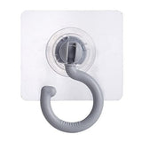 360 Degree Kitchen Self-Adhesive Wall Hook, Strong Household Portable Hook Multifunction Rotatable Hook Rack Wall Sticker （3pcs）