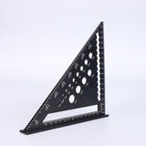Rafter Square and Slide Ruler Set - Versatile Aluminum Alloy Carpenter Square for Precision Woodworking - Professional
