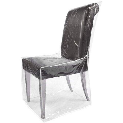 Plastic Chair Covers for Dining Room, Waterproof Clear Seat Chair Protector Cover with Backrests, Protect The Chair from Stains In Australia - Darrahopens