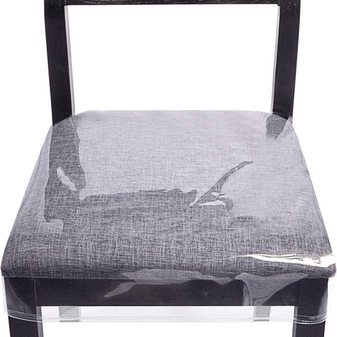 Houseables Plastic Chair Covers, Dining Chairs Fits Clear, Adjustable,Waterproof Protector, Vinyl Cover, Kids Seat Slipcover In Australia - Darrahopens