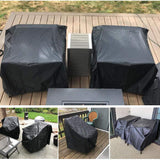 Outdoor Chair Covers Waterproof, Lounge Deep Seat Cover, Lawn Chair Covers, Rain Snow Dust Wind-Proof(2 Pack, Black） In Australia - Darrahopens